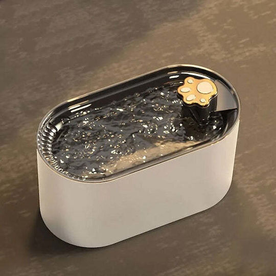 Fântâna Automată de Apă din Plastic ABS pentru Câine și Pisică 3lt 13cm