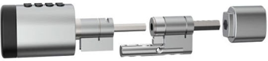 Liliwise Electronic Lock in color Silver with Connectivity Bluetooth