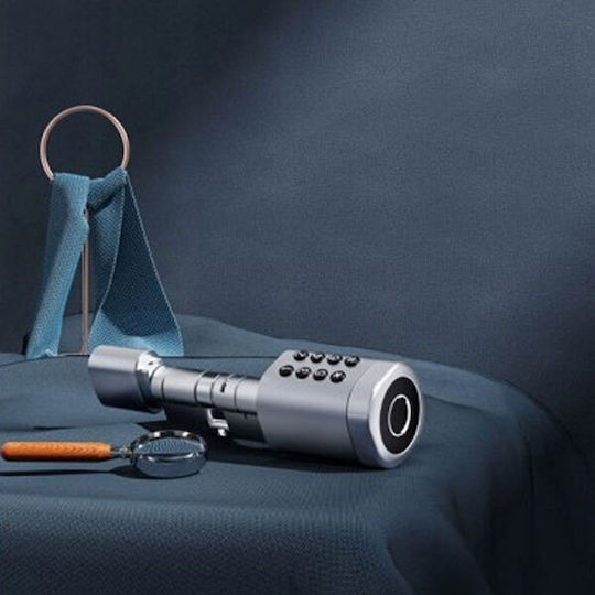 Liliwise Electronic Lock in color Silver with Connectivity Bluetooth