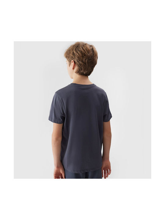 4F Kinder-T-Shirt Gray