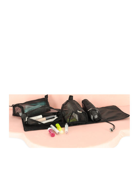 Toiletry Bag in Black color 22.5cm