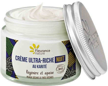 Fleurance Nature - Shea Butter Нощен Крем с Богата Текстура 50мл