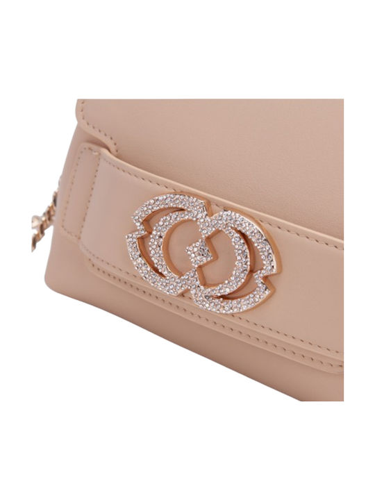 Leather Women's Bag Shoulder Beige
