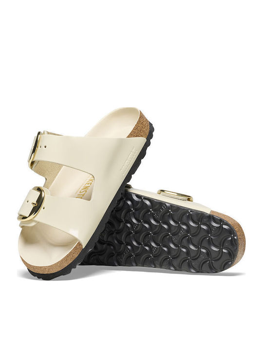 Arizona Leather Women's Flat Sandals in Beige Color Regular Fit