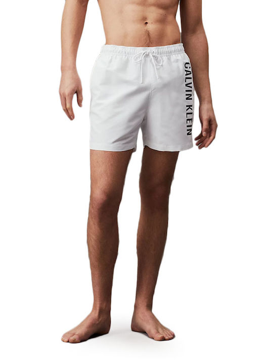 Calvin Klein Herren Badebekleidung Shorts Weiß mit Mustern