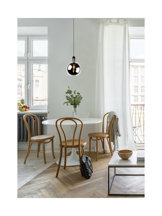 Lucide Lightning Lustră Gri cu Dulie E27 28cm.