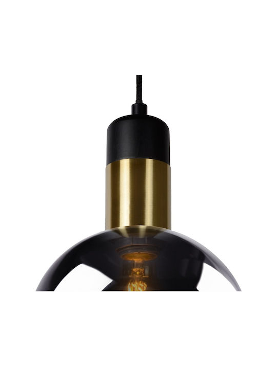 Lucide Lightning Lustră Gri cu Dulie E27 28cm.