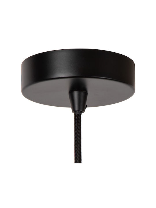 Lucide Lightning Κρεμαστό Φωτιστικό Μαύρο με Ντουί E27