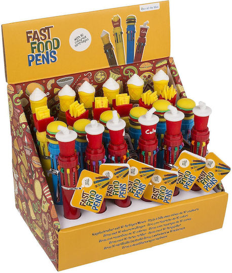 ArteLibre Fast Food Στυλό Ballpoint Πολλαπλών Χρωμάτων (Διάφορα Σχέδια)