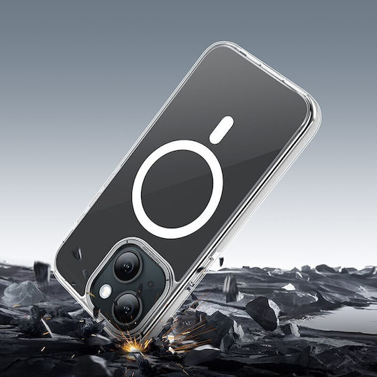 Hoco Series Airbag Back Cover Σιλικόνης Μαγνητικό Διάφανο (iPhone 15)