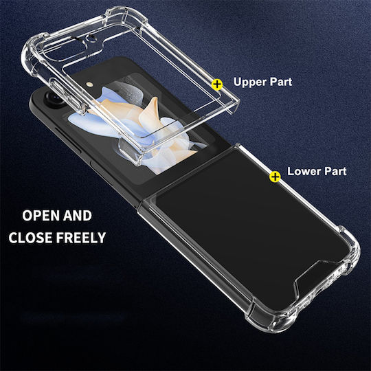 Sonique Anti Shock Back Cover Σιλικόνης Διάφανο (Galaxy Z Flip5)