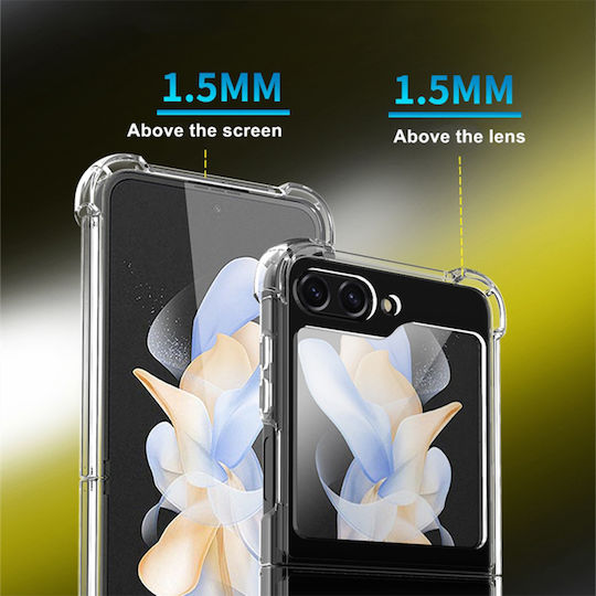 Sonique Anti Shock Back Cover Σιλικόνης Διάφανο (Galaxy Z Flip5)