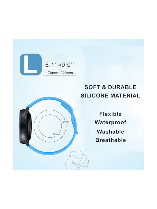 Sonique Armband Silikon Türkis (Universal 22mm)