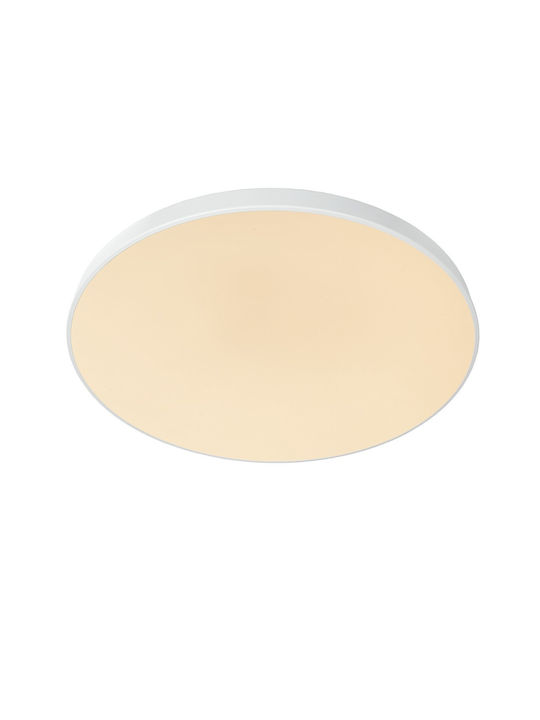 Lucide Lightning Πλαφονιέρα Οροφής Λευκή με Ενσωματωμένο LED