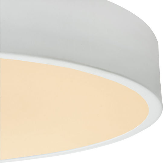 Lucide Lightning Πλαφονιέρα Οροφής Λευκή με Ενσωματωμένο LED