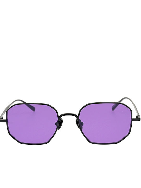 Common Sense Sunglasses Μαύρα with Metal Frame & Purple Lens Common Sense Sunglasses Μαύρα with Metal Frame & Purple Lens