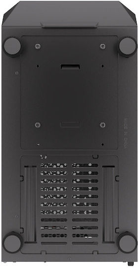 Krux Orona Gaming Midi-Turm Computergehäuse mit Seitenfenster Schwarz