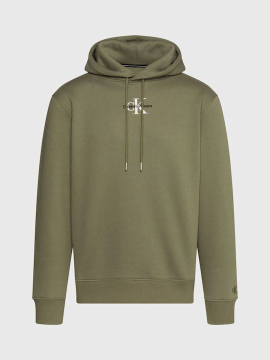 Calvin Klein Men's Sweatshirt with Hood Green Way