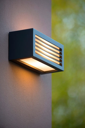 Lucide Lightning Επιτοίχιο Εξωτερικό Φωτιστικό Γκρι Lucide Lightning Επιτοίχιο Εξωτερικό Φωτιστικό Γκρι