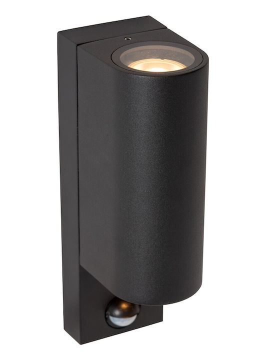 Lucide Lightning Επιτοίχιο Εξωτερικό Φωτιστικό GU10 IP65