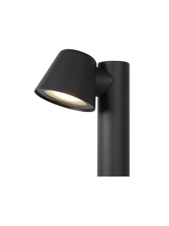 Lucide Lightning Φωτιστικό Κολωνάκι Εξωτερικού Χώρου 4.5W IP44 για Ντουί GU10 Γκρι