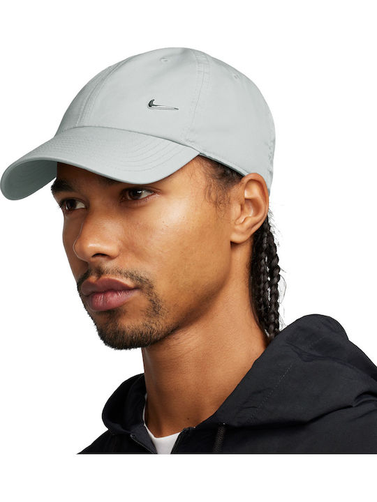 Dri-Fit Club Metal Swoosh Jockey Gray