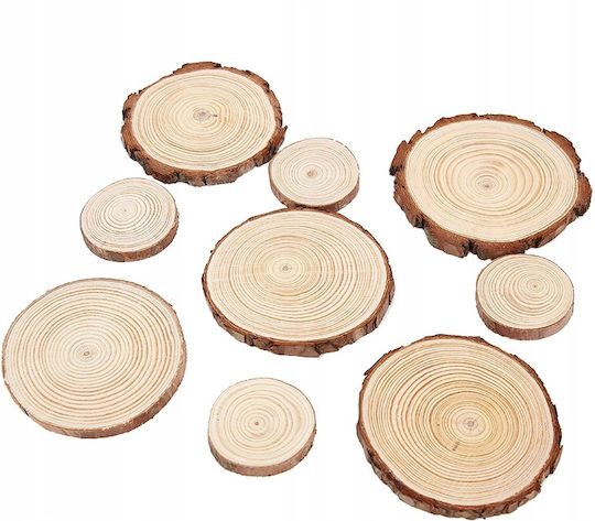 Round Wooden Coaster Green Round Wooden Coaster Green