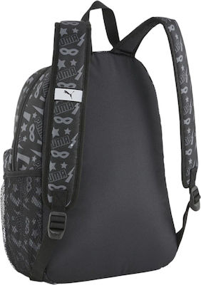 Puma Phase Small Schulranzen Rucksack Junior High-High School in Schwarz Farbe 13Es