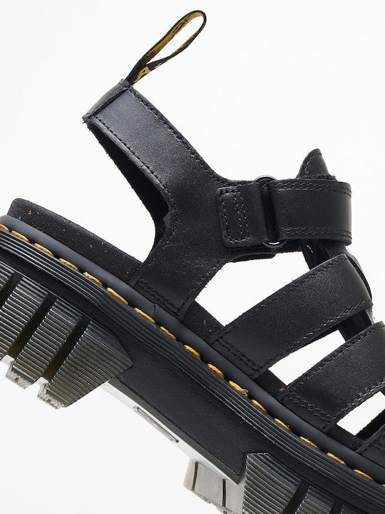 Ricki Sandale Din Piele Pentru Femei Negre