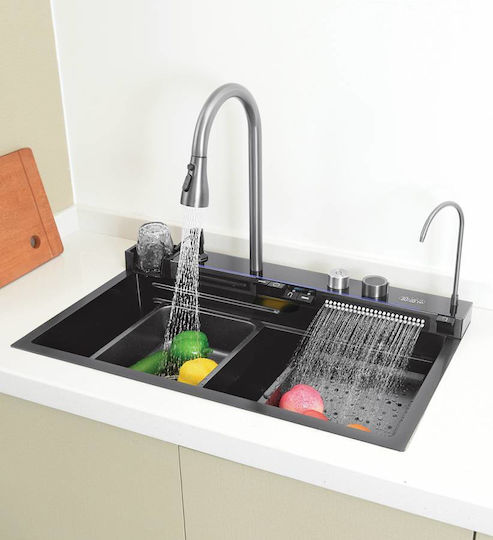 Aristi-Elena AB7546 Ένθετος Inox Μ75xΠ46cm Ασημί