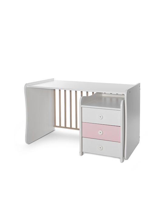 Lorelli Convertible Baby Crib Maxi Plus White for Mattress 62x160cm