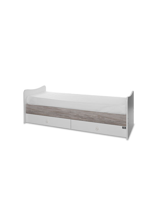 Lorelli Бебешко Креватче Maxi Plus Бял за Матрак 62x160см