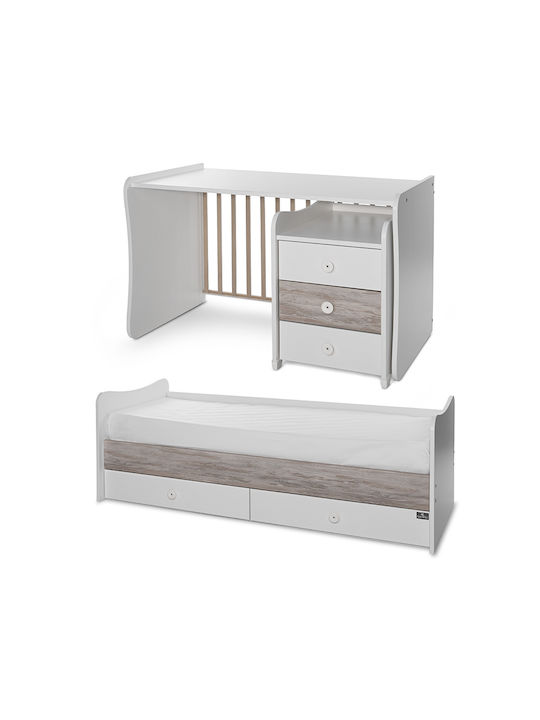 Lorelli Бебешко Креватче Maxi Plus Бял за Матрак 62x160см