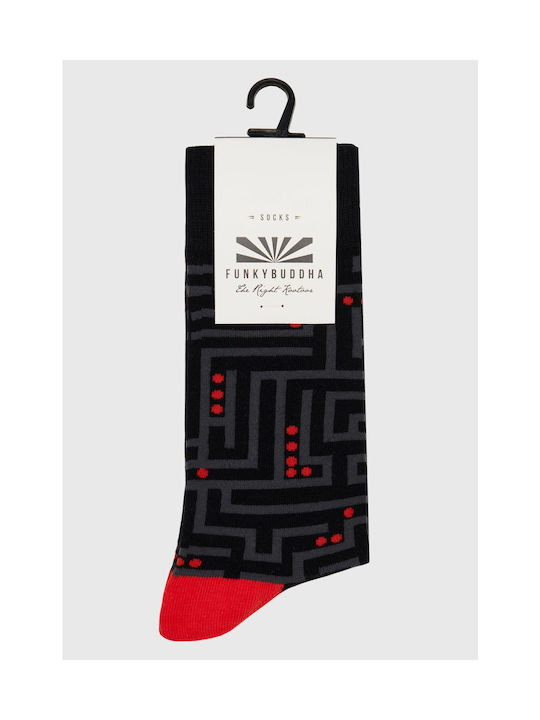 Funky Buddha Herren Socken Schwarz 1Pack