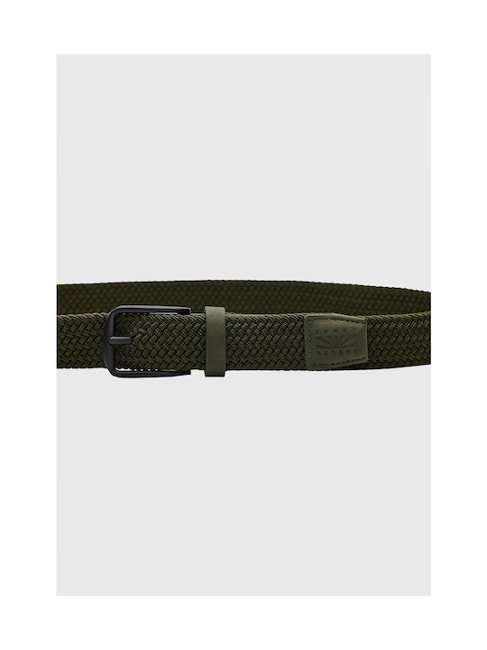 Funky Buddha Men's Belt Khaki