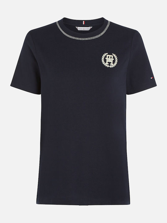 Tommy Hilfiger Damen T-shirt Marineblau