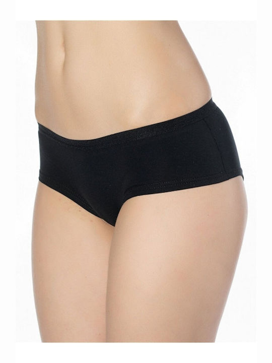 Jadea Cotton Women's Boxer Black