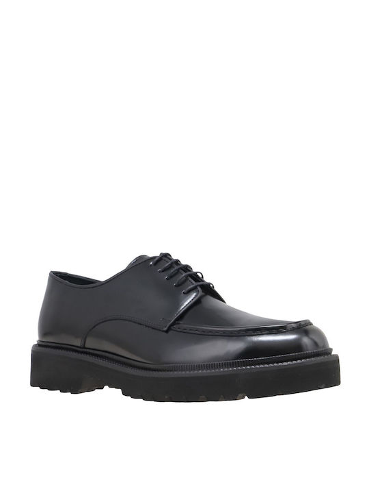 Kalogirou Men's Leather Dress Shoes Black