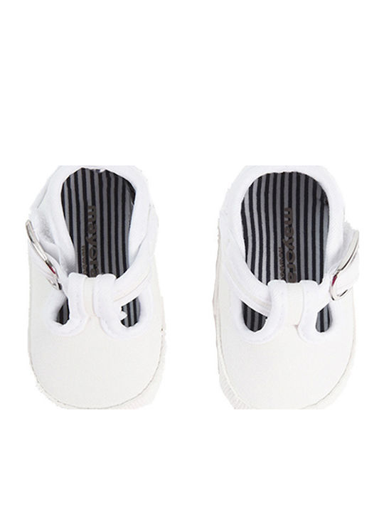 Mayoral Βρεφικά Sneakers Αγκαλιάς Λευκά