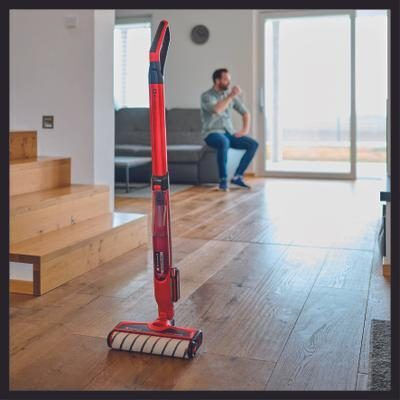 Einhell Cleanexxo Solo Επαναφορτιζόμενη Σκούπα Stick 18V Κόκκινη