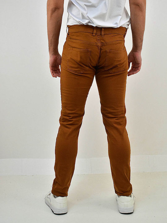 Pantaloni Chino Tabac Brown