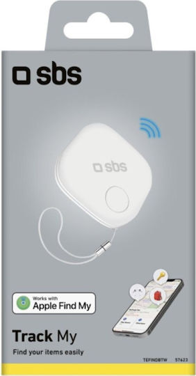 SBS Apple Find My Бял