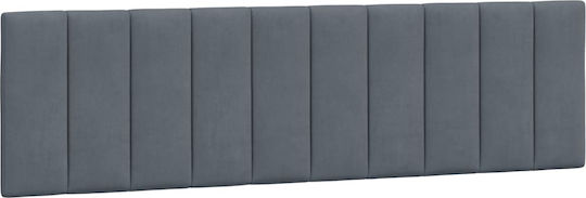 vidaXL Back Cushion For Fabric Bed Headboard Dark Gray 180x45cm
