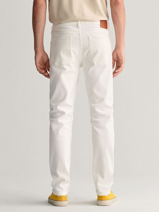 Gant Herren Jeanshose in Slim Fit Beige