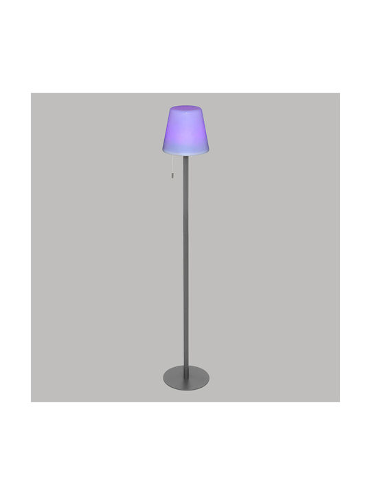 Atmosphera Zack LED Φωτιστικό Δαπέδου Υ108xΜ18εκ. με RGB Φως Γκρι