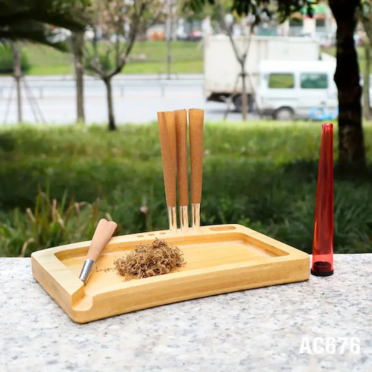 Panora Rolling Tray 21.6mm 17.8cm Γκρι