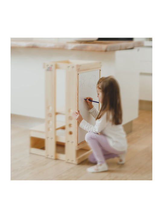 Lernturm zum Malen aus Holz with whiteboard Matzik Mav