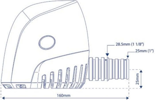 Whale Marine Антлия за Скъф 12V
