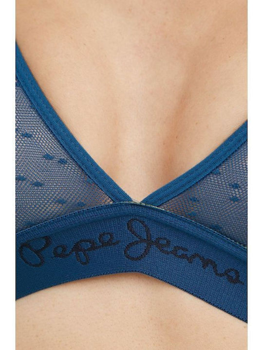 Pepe Jeans Mina Women's Bralette Bra Blue