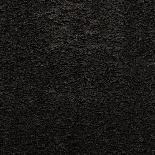 vidaXL Huarte Antiderapant Covor Rotund Negru